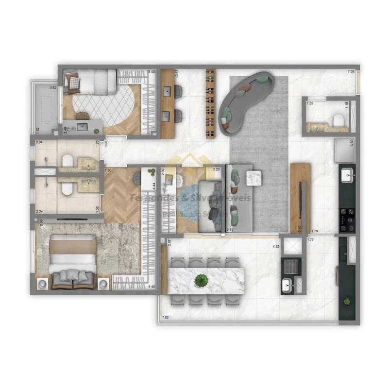 Apartamento 104m