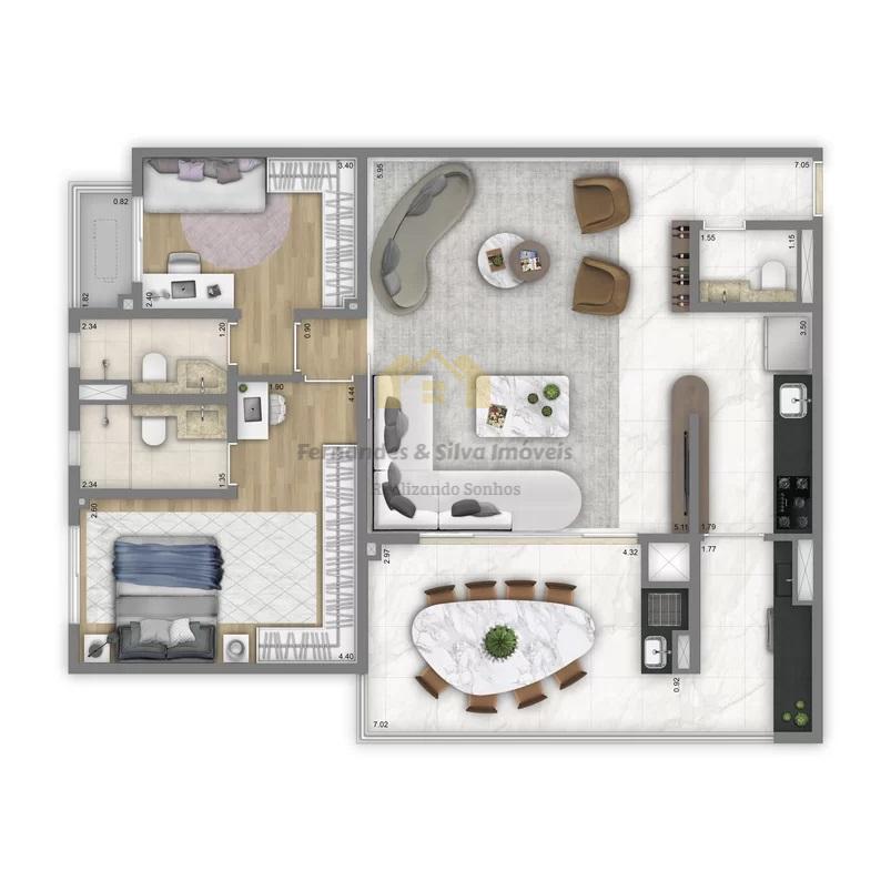Apartamento 104m