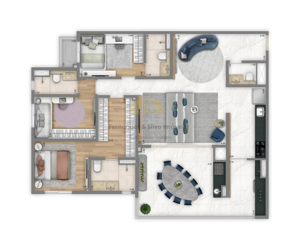 Apartamento 126m