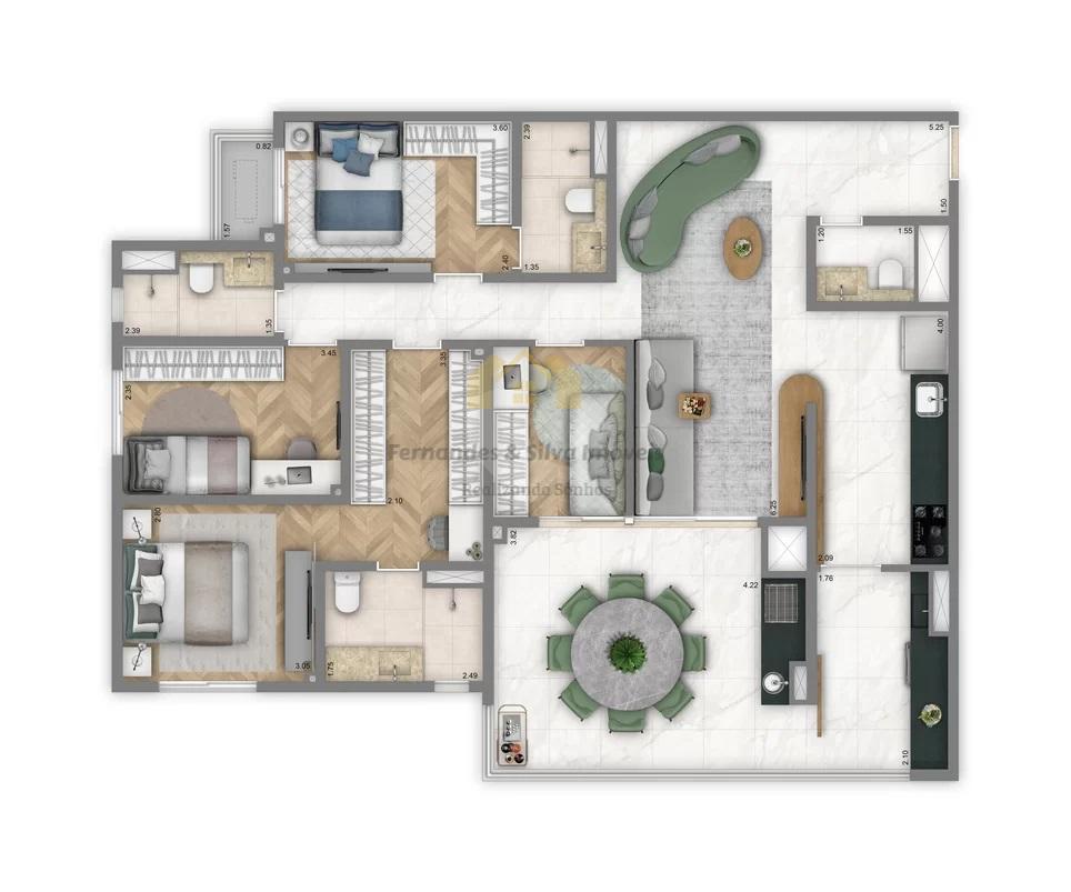 Apartamento 126m